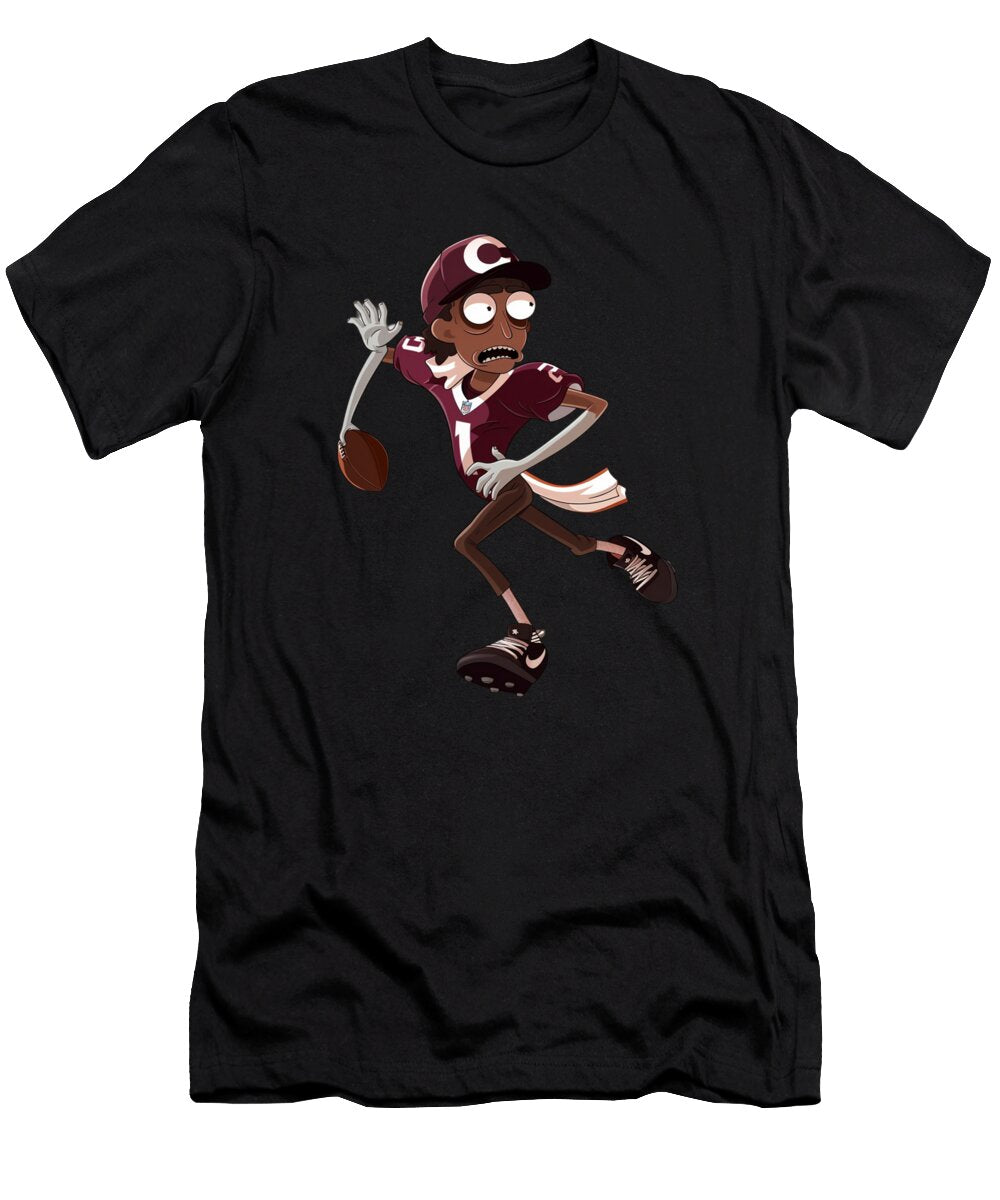Rick and Morty Vs Cleveland Indians Logo Visual Dissection Rush T-Shirt