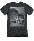 Robinson Crusoe and Xury Alarmed At the Sight of a Lion C5 Historic Illustrations T-Shirt