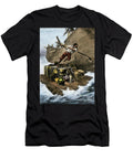 Robinson Crusoe Escaping the Sinking Ship American School T-Shirt