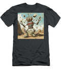 Robot Juggling Rocks Mad Comic Book Cover 14 Mad Paperairplanes T-Shirt