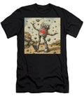 Robot Juggling Rocks Mad Comic Book Cover 47 Mad Paperairplanes T-Shirt