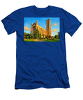 Rockefeller Chapel At the University of Chicago Digital Painting Nicko Prints T-Shirt