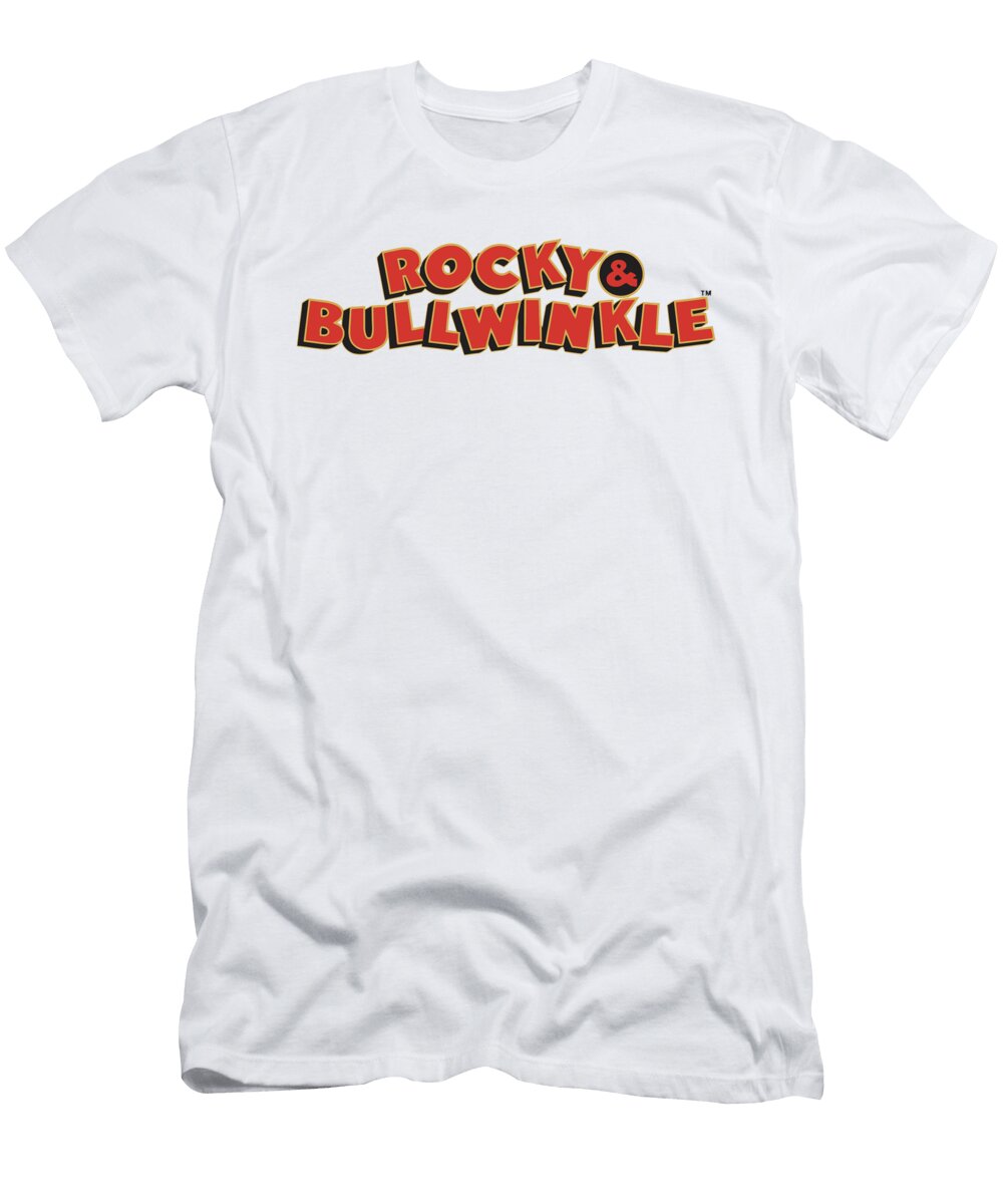 Rocky N Bullwinkle Vintage Logo Peter Lindqvist T-Shirt
