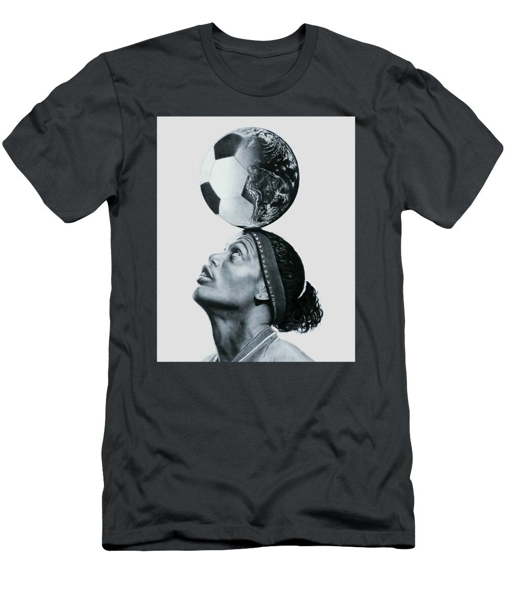 Ronaldinho Illustration Nora Theismann T-Shirt