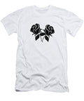 Rose Tattoo on Pink Background Tom Hill T-Shirt