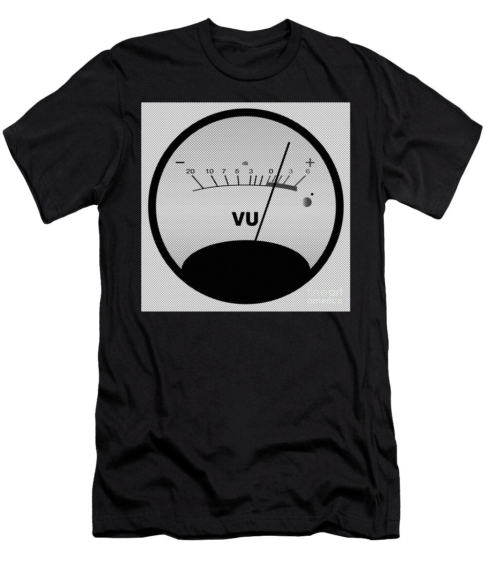Round Vu Meter Halftone Bigalbaloo Stock T-Shirt