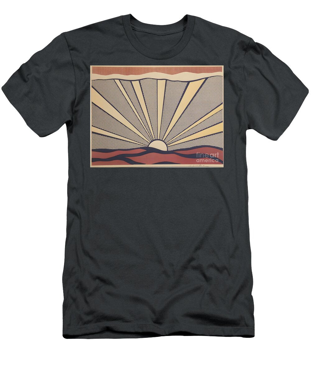 Roy Lichtenstein Sunrise Gia Evva T-Shirt