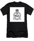 Royal Centre for Defence Medicine Rcdm Crest Stencil Black and White Retro Style Aloysius Patrimonio T-Shirt