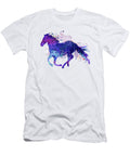 Running Horse Watercolor Silhouette Marian Voicu T-Shirt