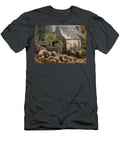 Rustic Landscape with a Bridge and Houses Jos Ferraz De Almeida Junior T-Shirt