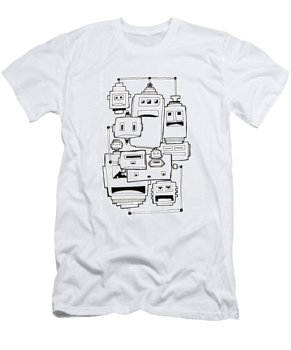 Sad Robots Tonya Doughty T-Shirt