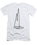 Sailboat Line Art Design Lineartdesign T-Shirt