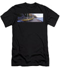 Sailboats in a Row University Panoramic Images T-Shirt