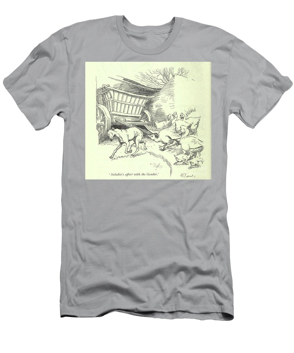 Saladins Affair with the Gander L2 Historic Illustrations T-Shirt