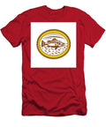 Saltwater Barramundi Rosette Woodcut Aloysius Patrimonio T-Shirt