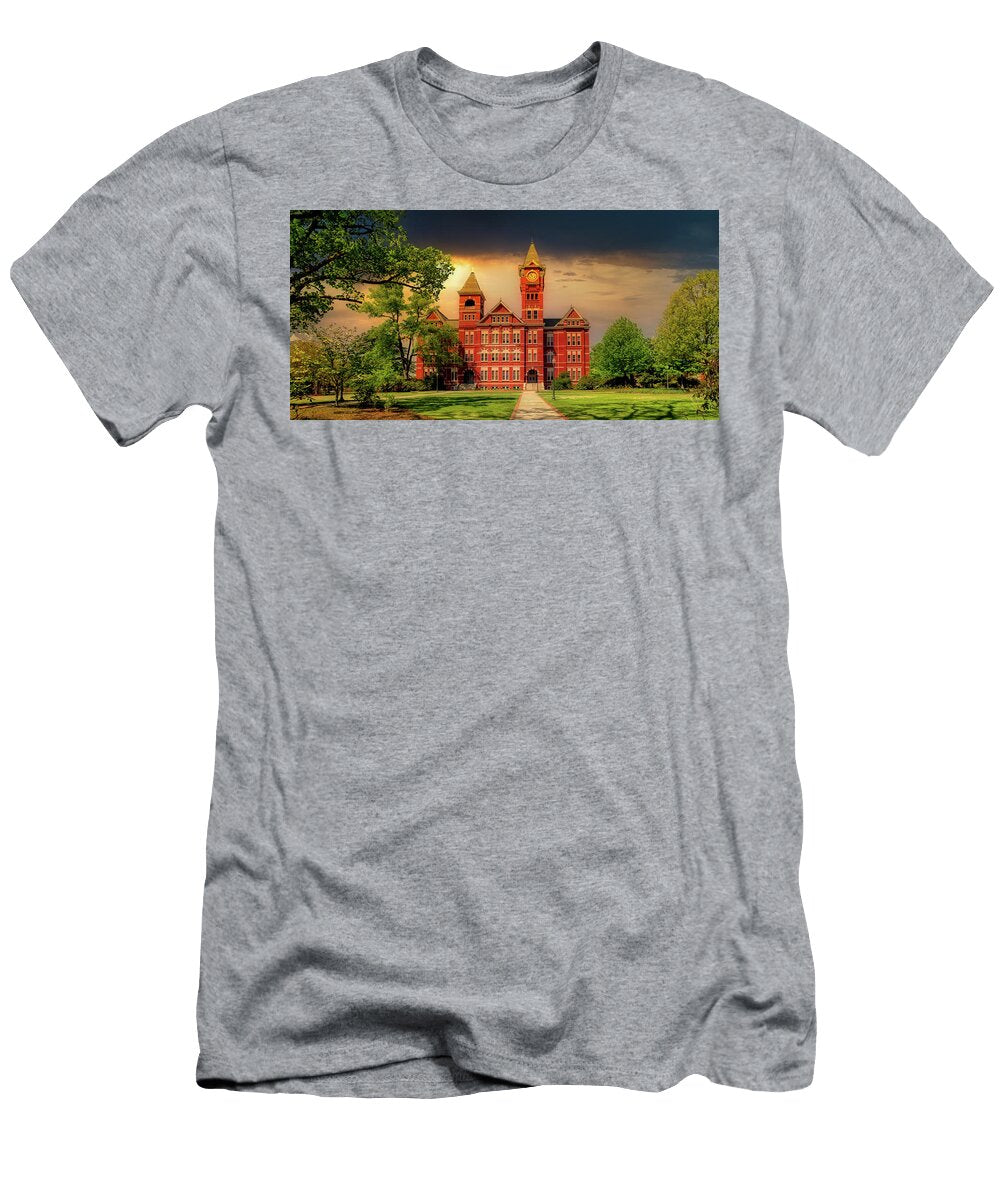 Samford Hall At Dusk Auburn University Mountain Dreams T-Shirt