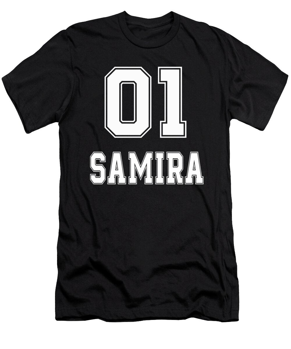 Samira Cool Name Day Birthday Gift Benjamin Burkert T-Shirt
