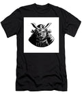 Samurai Warrior Wearing Mempo Woodcut Aloysius Patrimonio T-Shirt