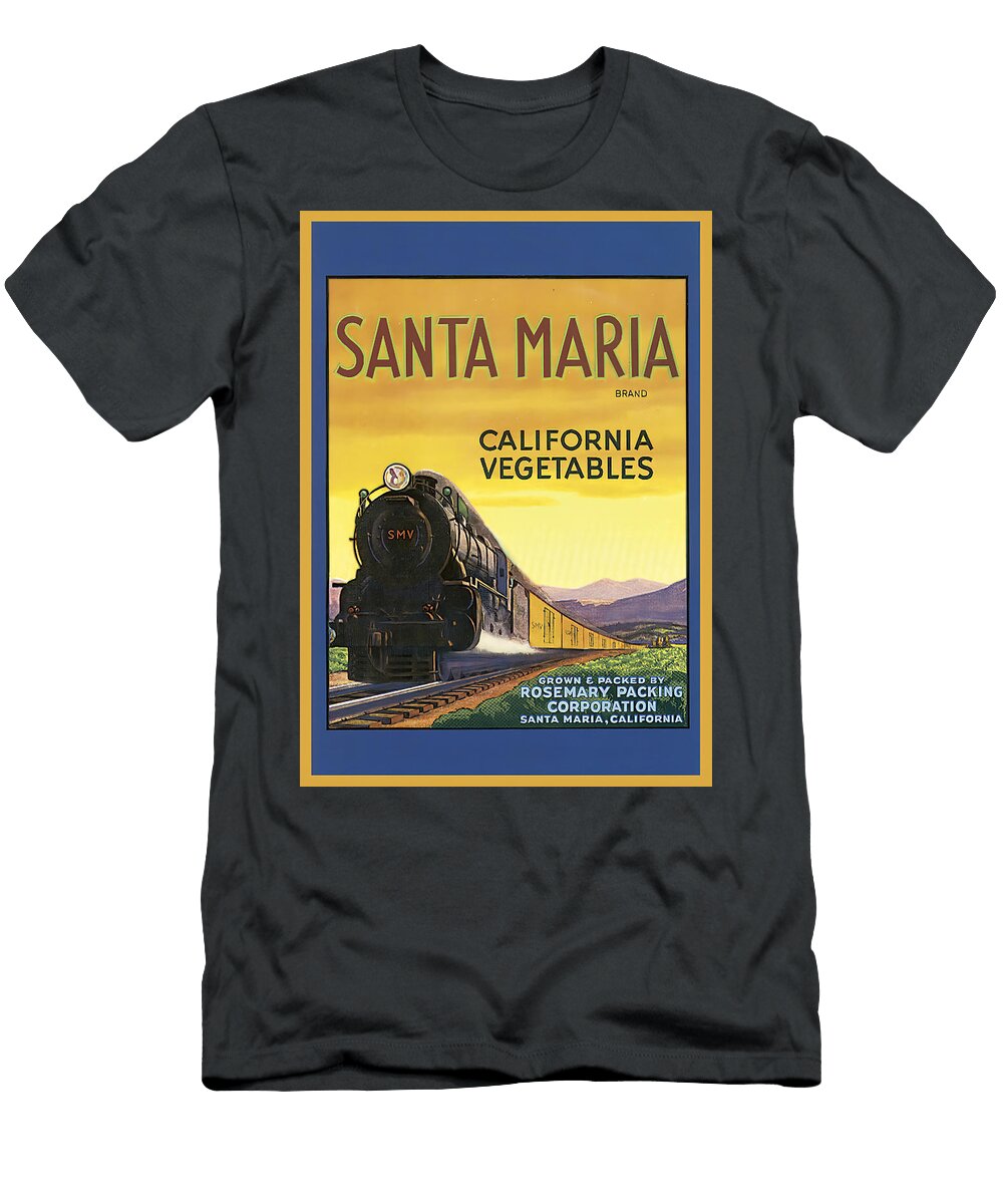Santa Maria California Vegetables Studio Artist T-Shirt