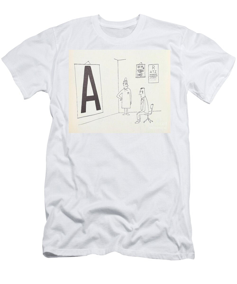 Saul Steinberg Cartoon Eye Test Pepper Lee T-Shirt