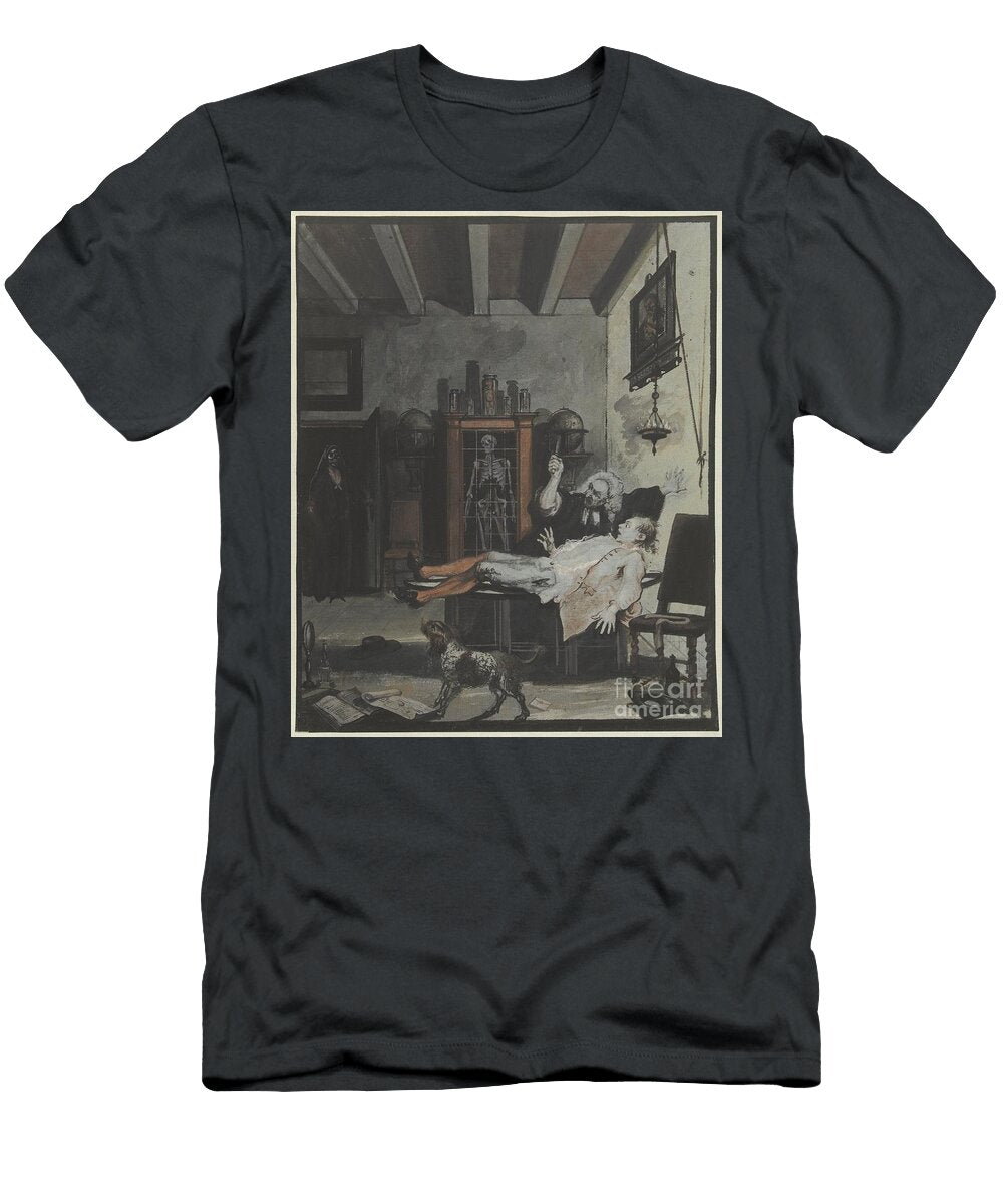Scene From the Comic Krispijn Medicijn Cornelis Troost 1706 1750 Cornelis Troost T-Shirt