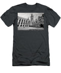 Scottish Gothic University of Glasgow Gilbert Scott Building Tower Black and White Dmr Filho T-Shirt