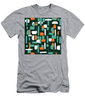 Seamless Pattern of Abstract Geometric Shapes Julien T-Shirt