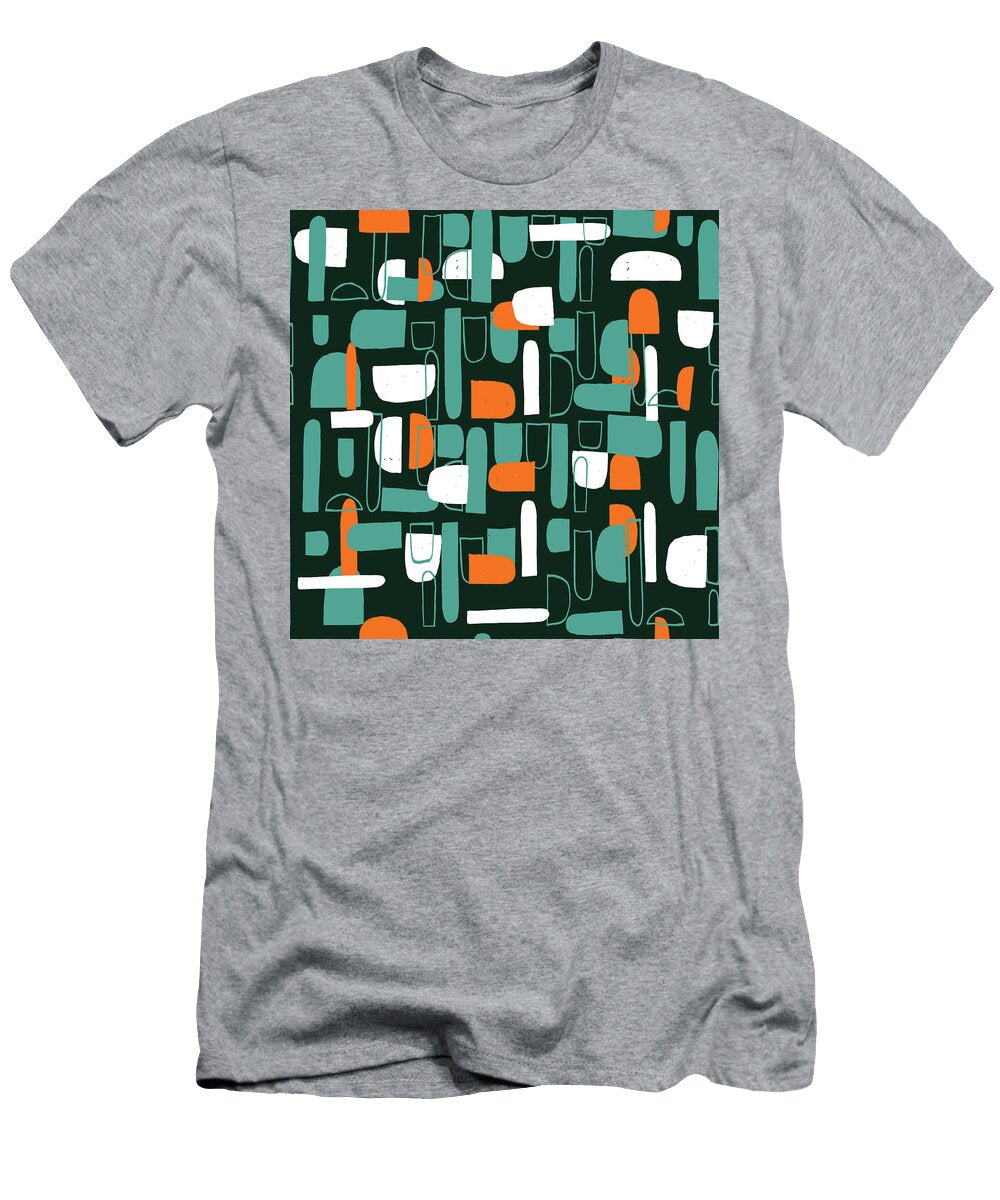 Seamless Pattern of Abstract Geometric Shapes Julien T-Shirt