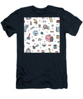 Seamless Pattern with Pet Shop Goods and Cute Domestic Animals O Rhandz Ballesteros T-Shirt
