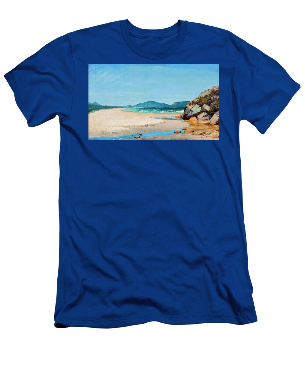 Seascape Guaruja By Jose Ferraz De Almeida Junior 1895 Jose Ferraz De Almeida Junior T-Shirt