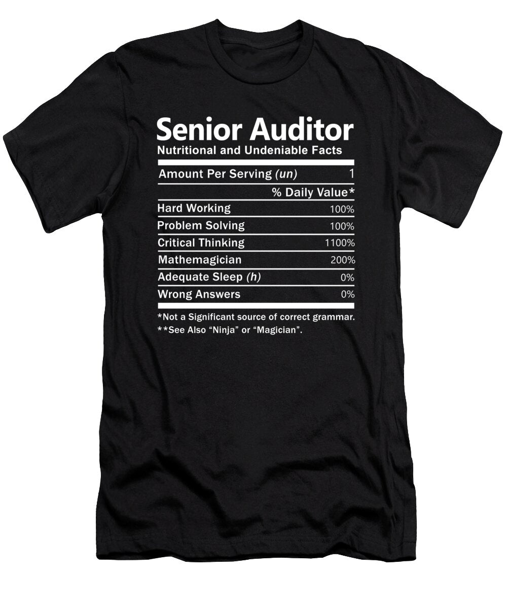 Senior Auditor Nutrition Factors Gift Item Shi Hu Kang T-Shirt