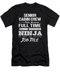 Senior Cabin Crew Ninja Job Gift Item Shi Hu Kang T-Shirt