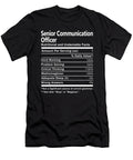 Senior Communication Officer Nutrition Factors Gift Item Shi Hu Kang T-Shirt