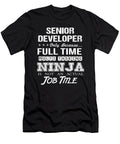 Senior Developer Ninja Job Gift Item Shi Hu Kang T-Shirt