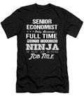 Senior Economist Ninja Job Gift Item Shi Hu Kang T-Shirt