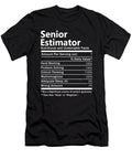 Senior Estimator Nutrition Factors Gift Item Shi Hu Kang T-Shirt