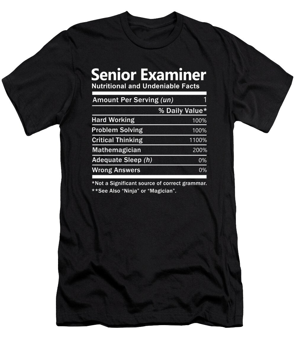 Senior Examiner Nutrition Factors Gift Item Shi Hu Kang T-Shirt