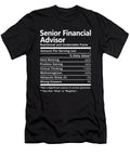 Senior Financial Advisor Nutrition Factors Gift Item Shi Hu Kang T-Shirt