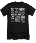 Senior It Analyst Multitasking Job Title Gift Item Shi Hu Kang T-Shirt