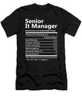 Senior It Manager Nutrition Factors Gift Item Shi Hu Kang T-Shirt