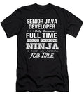 Senior Java Developer Ninja Job Gift Item Shi Hu Kang T-Shirt