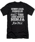 Senior Legal Counselor Ninja Job Gift Item Shi Hu Kang T-Shirt