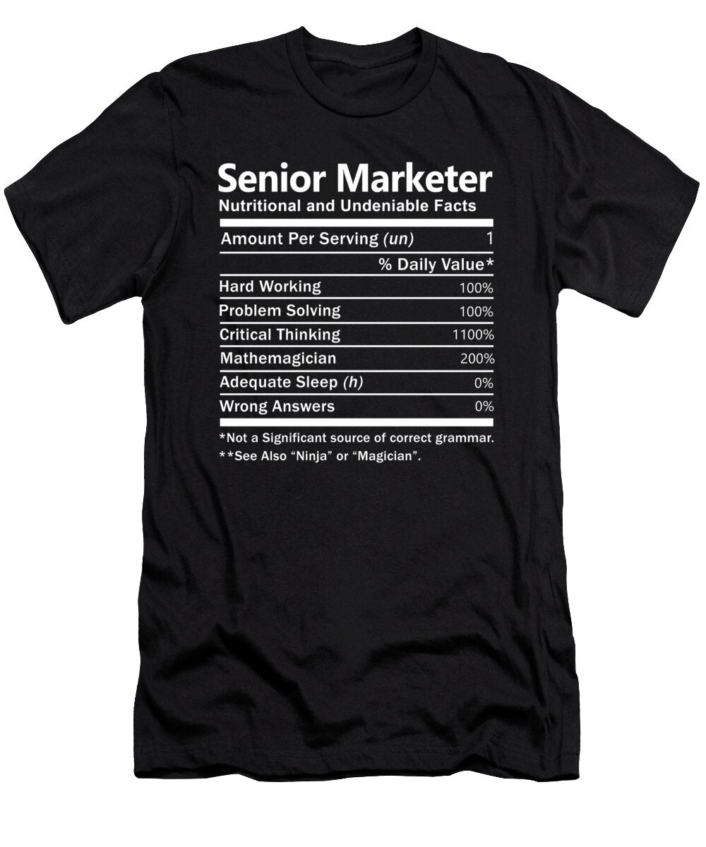 Senior Marketer Nutrition Factors Gift Item Shi Hu Kang T-Shirt