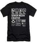 Senior Media Creative Multitasking Job Title Gift Item Shi Hu Kang T-Shirt