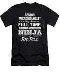 Senior Microbiologist Ninja Job Gift Item Shi Hu Kang T-Shirt