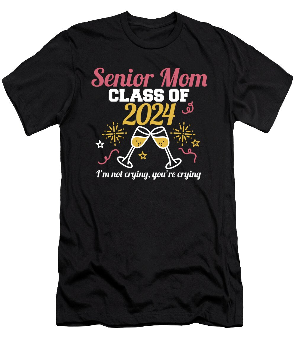 Senior Mom Class of 2024 Proud Mama of a Graduate Graduation Maximus Designs T-Shirt