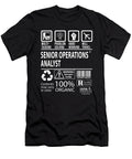 Senior Operations Analyst Multitasking Job Title Gift Item Shi Hu Kang T-Shirt
