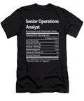 Senior Operations Analyst Nutrition Factors Gift Item Shi Hu Kang T-Shirt