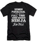 Senior Paralegal Ninja Job Gift Item Shi Hu Kang T-Shirt