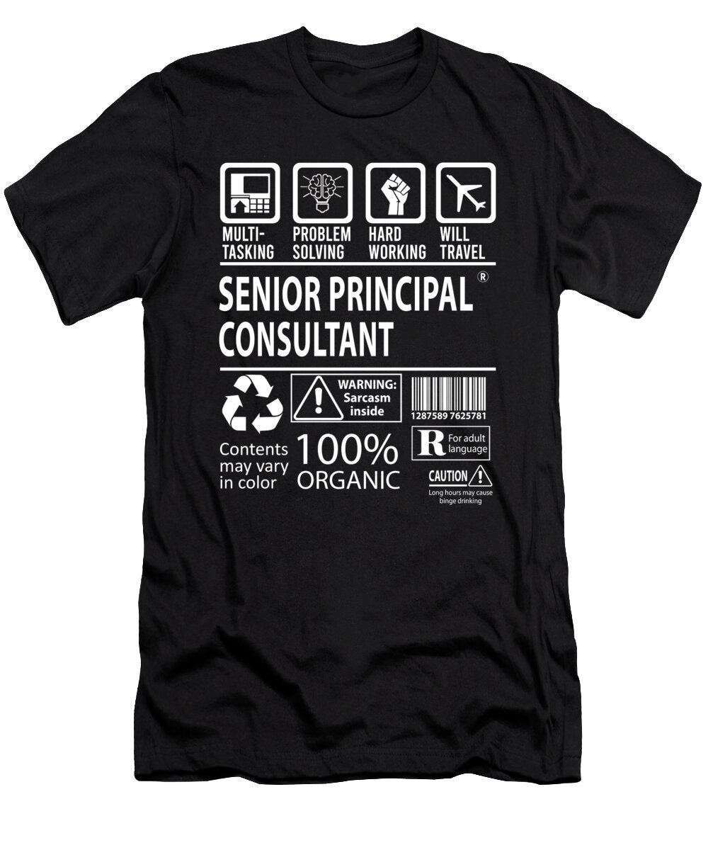 Senior Principal Consultant Multitasking Job Title Gift Item Shi Hu Kang T-Shirt